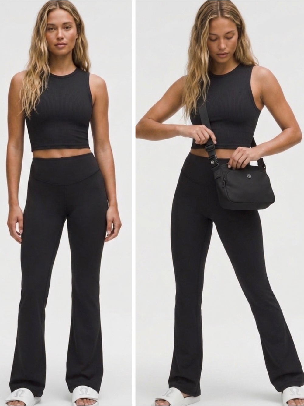 Lululemon Wunder Under Smoothcover High Rise Bootcut Pant 34”, Black, size 14